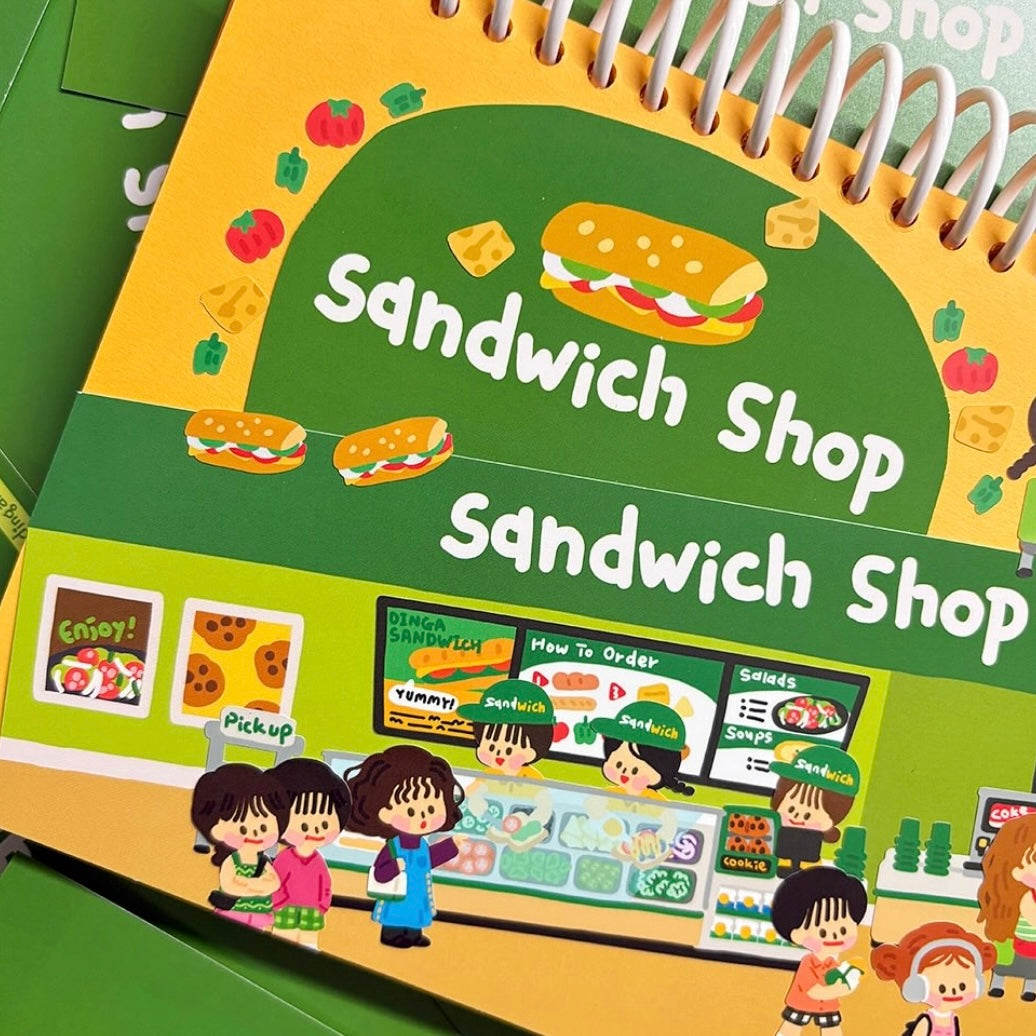 Dinga Mart Sandwich Shop Sticker Sheet - Dandy Mail