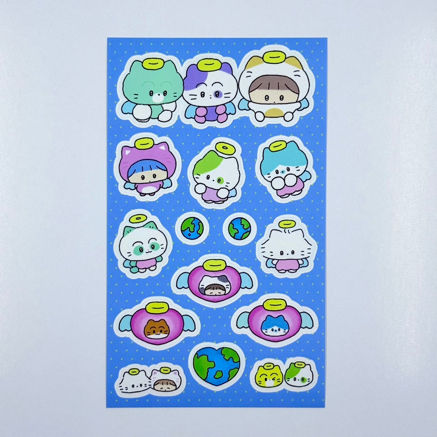 Catdabang Collab Angel Sticker Sheet - Dandy Mail