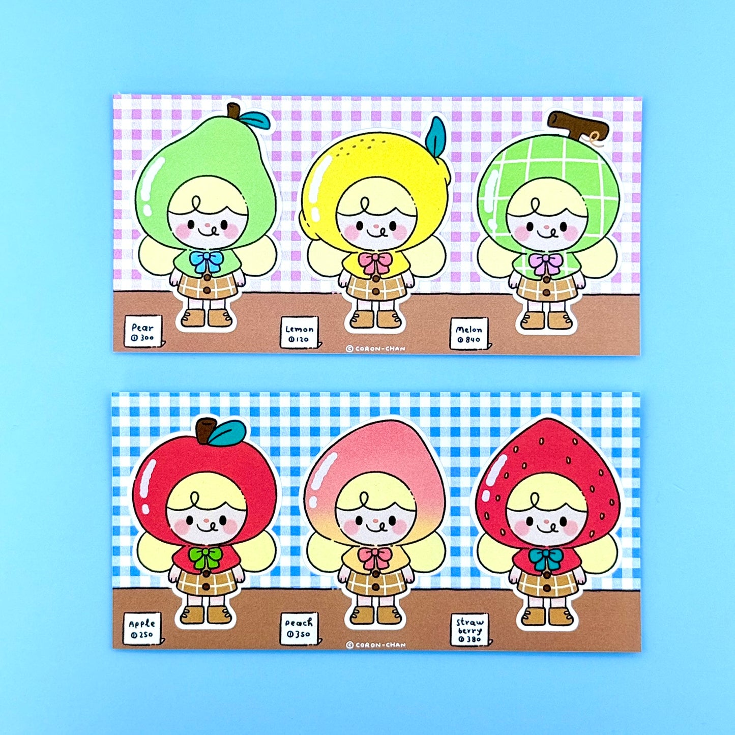 Coron Citrus and Sweet Sticker Sheets - Dandy Mail