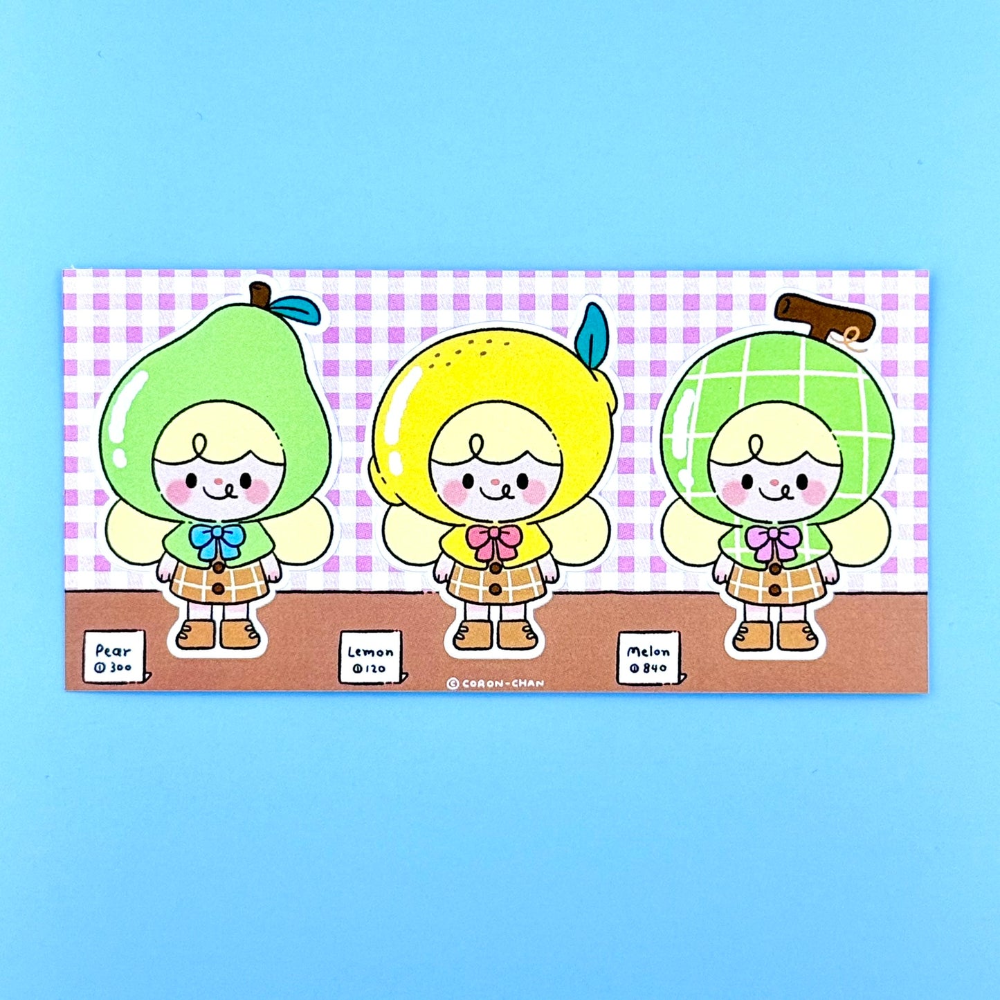 Coron Citrus and Sweet Sticker Sheets - Dandy Mail