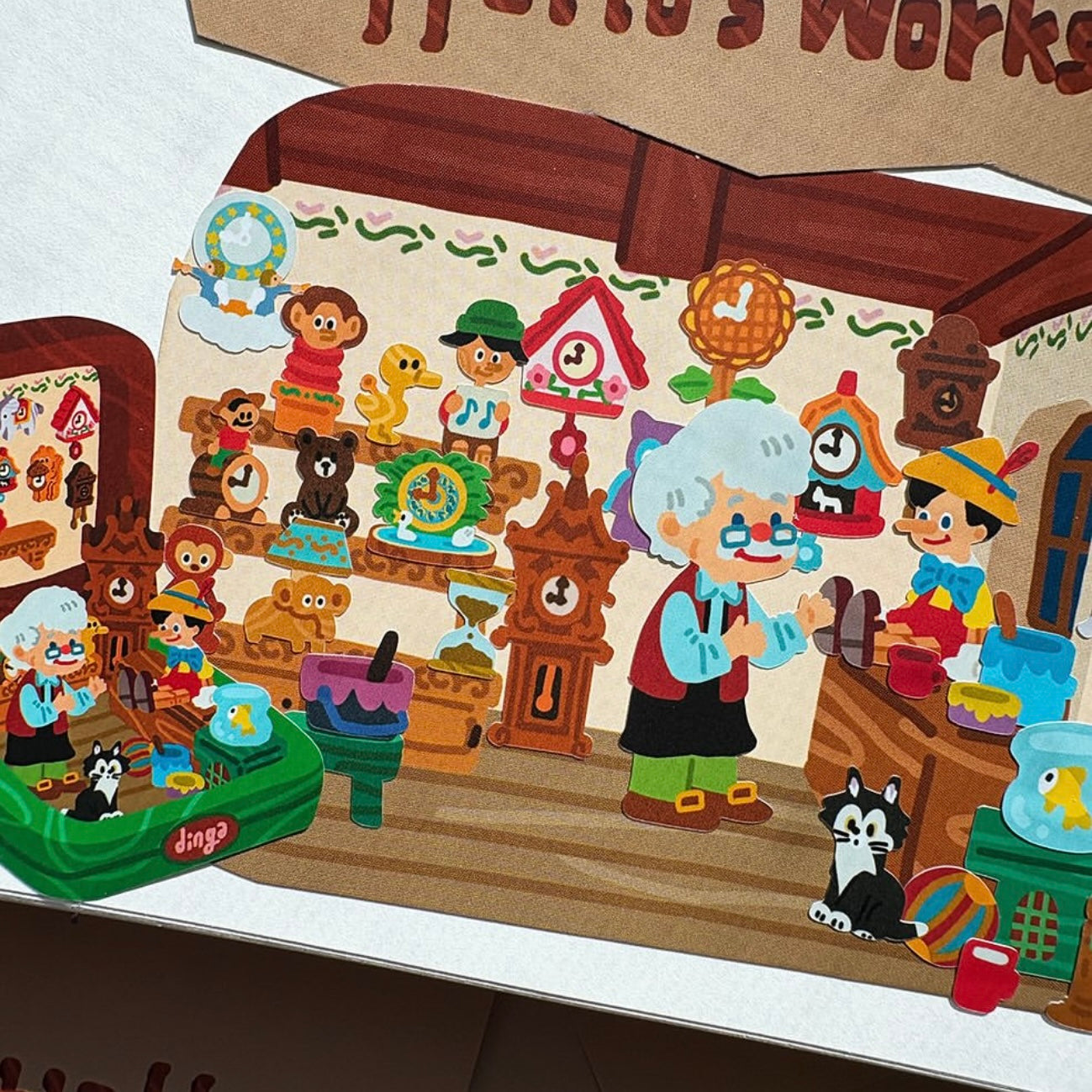 Dinga Mart Geppetto's Workshop Sticker Sheet