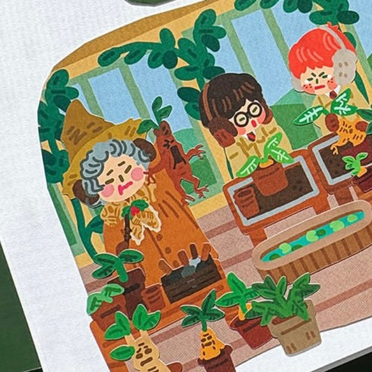 Dinga Mart Mandrake Garden Sticker Sheet