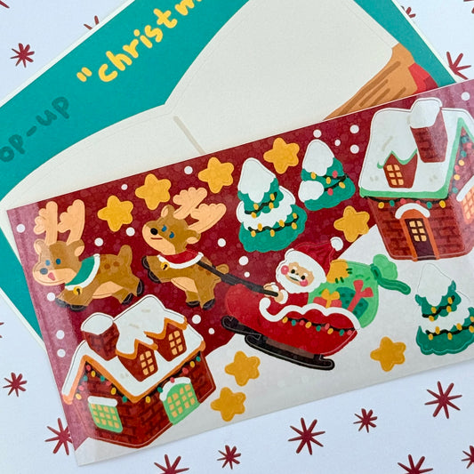 Dinga Mart "Pop-up" Christmas Sticker Sheet - Dandy Mail