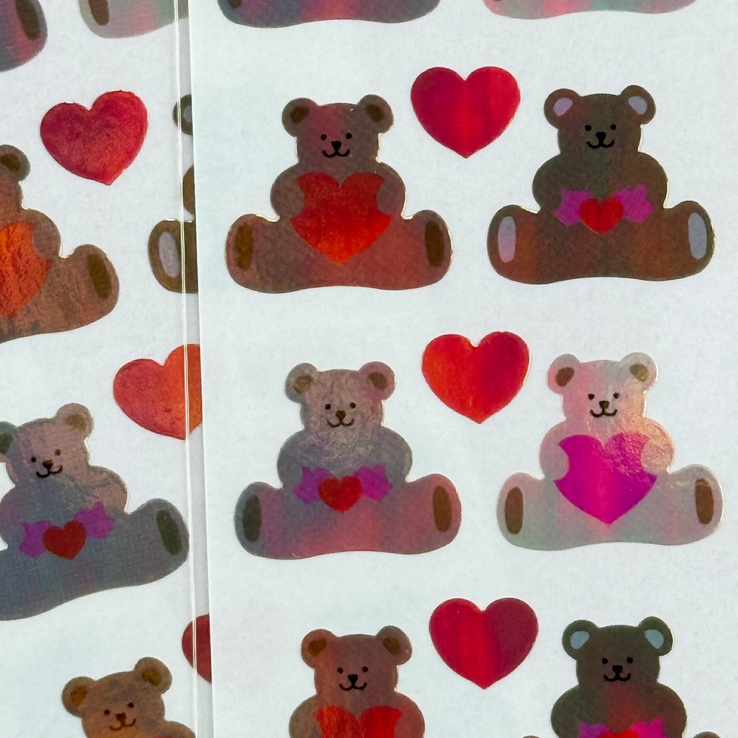 Koguri Sitting Bears 2 Sticker Sheet