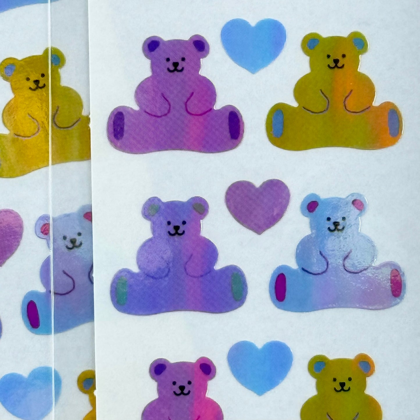 Koguri Sitting Bears 1 Sticker Sheet