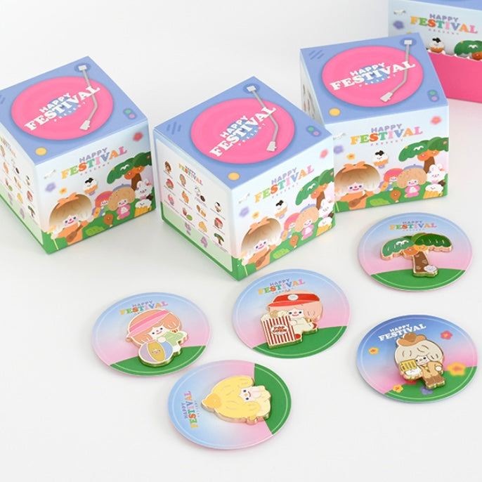 Recorder Factory Happy Festival Button Blind Box