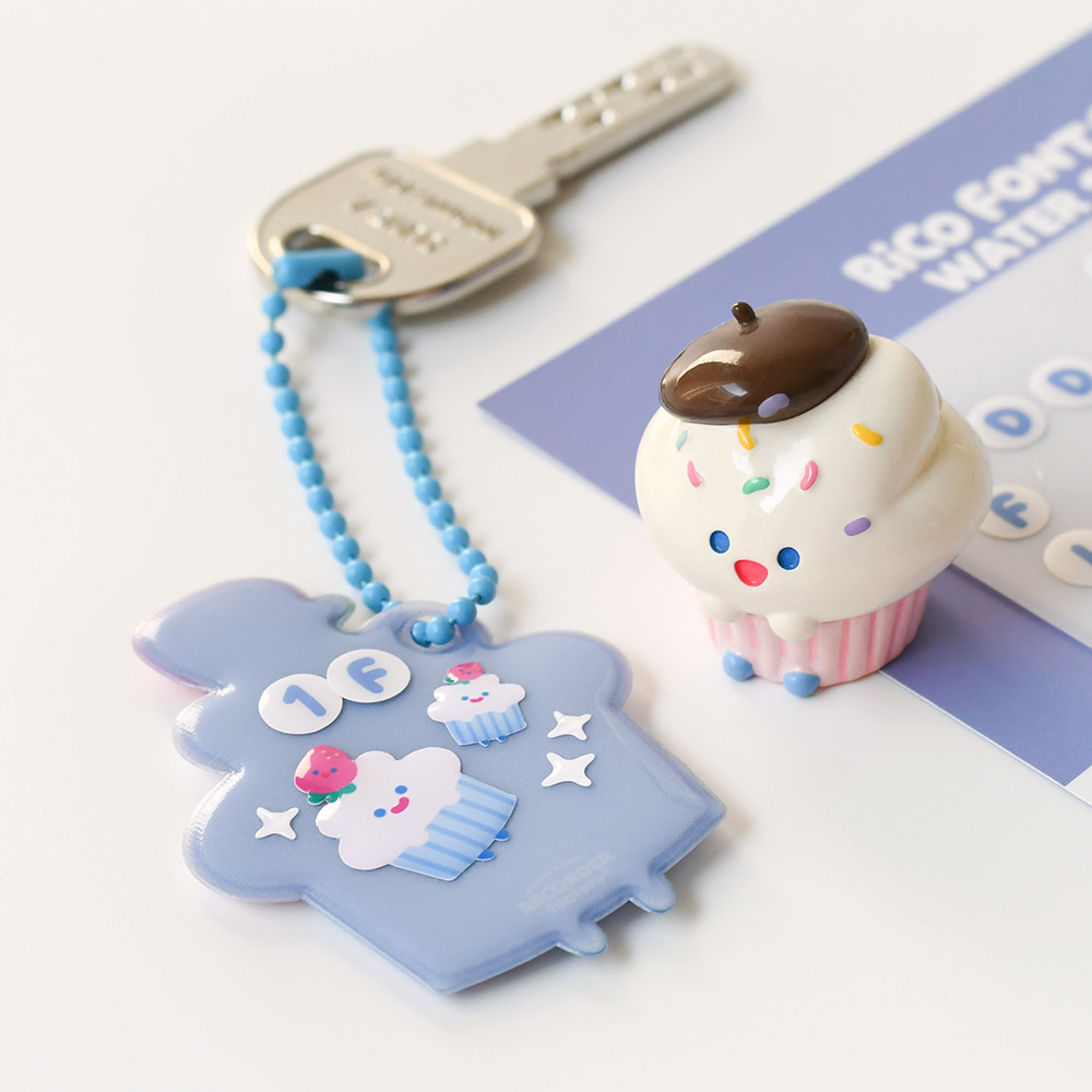 Recorder Factory Cupcake Keyrings