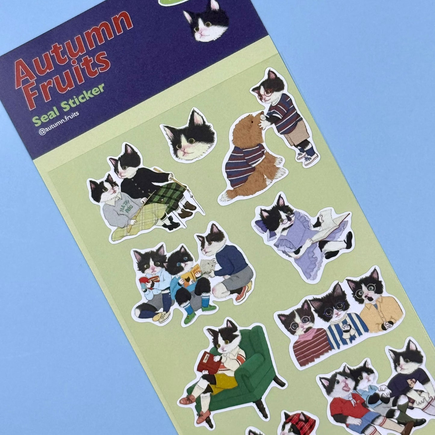 Autumn Fruit Seal Sticker Sheet 2