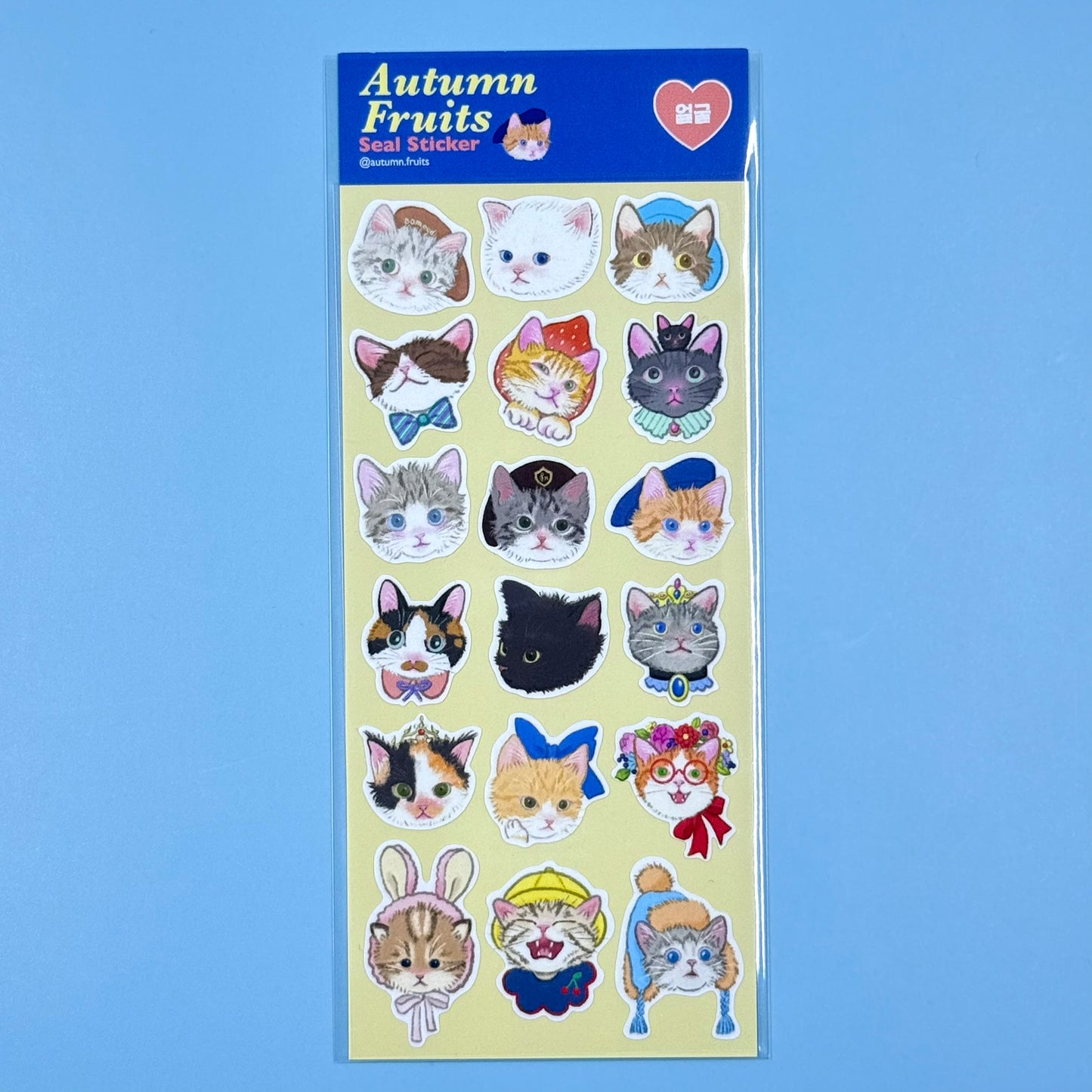 Autumn Fruits Seal Sticker Sheet 5