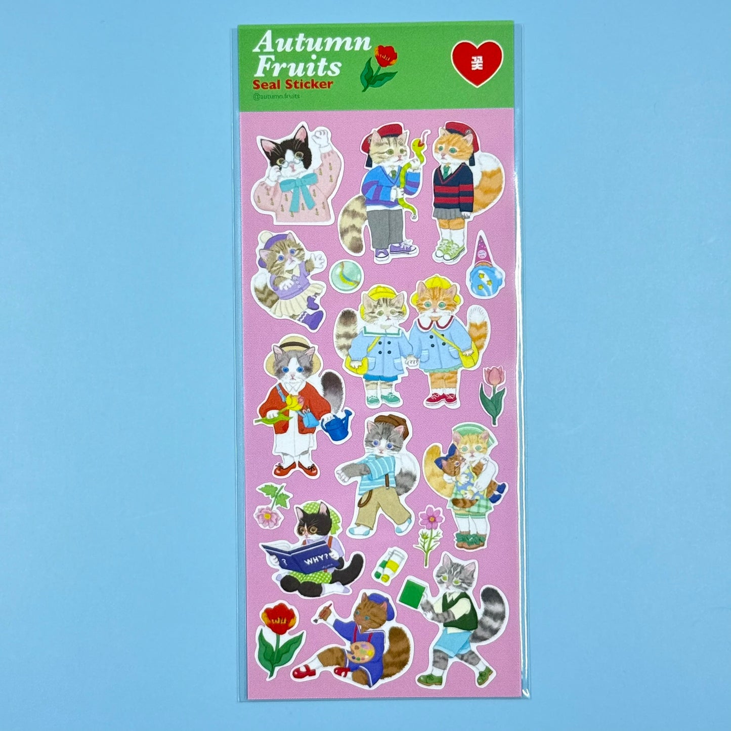 Autumn Fruits Seal Sticker Sheet 5