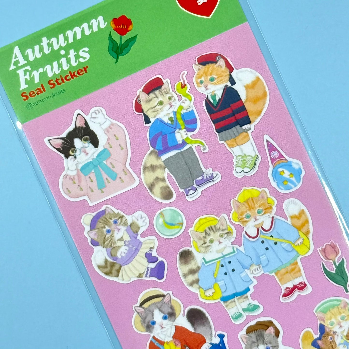 Autumn Fruits Seal Sticker Sheet 5