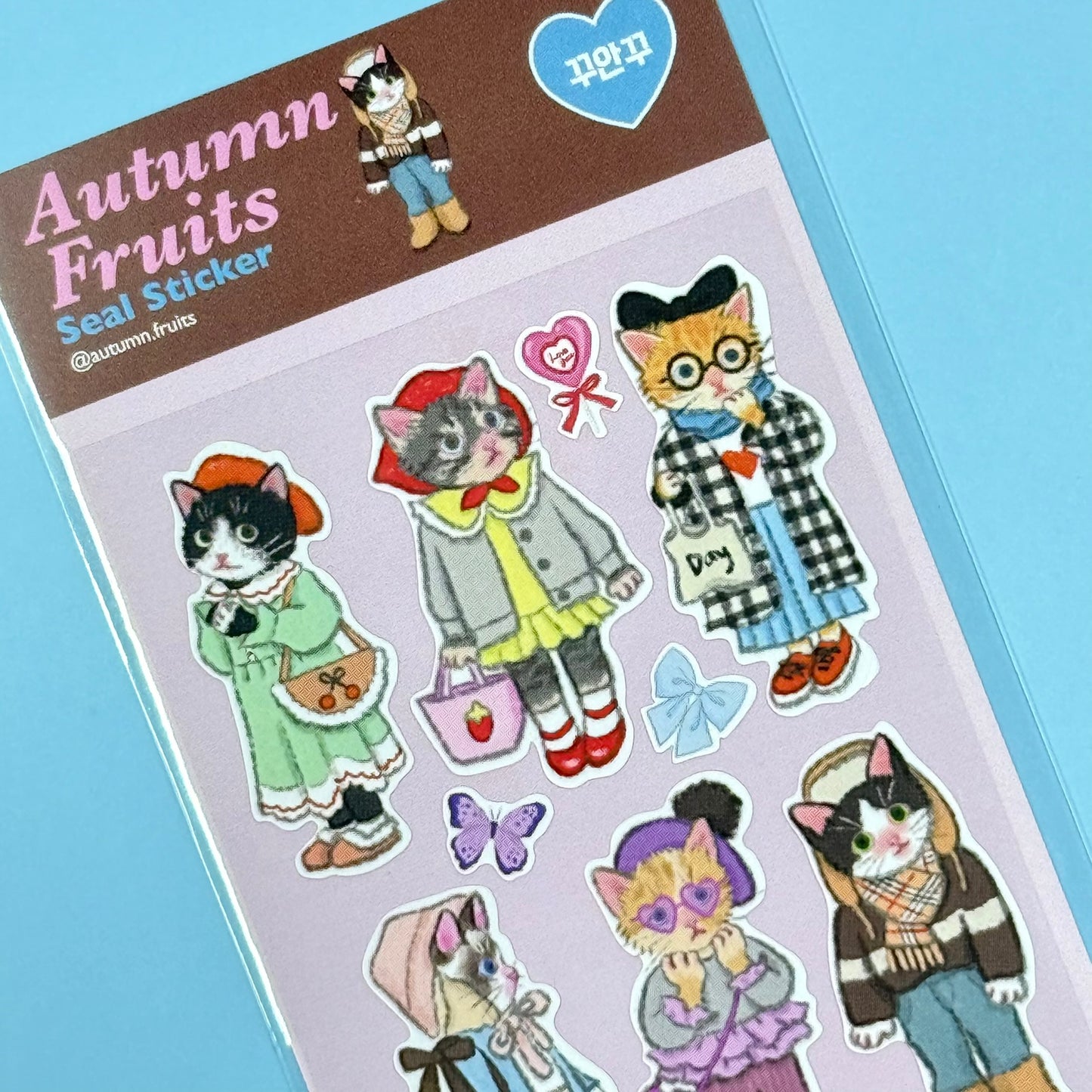 Autumn Fruits Seal Sticker Sheet 4