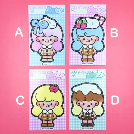 Coron Ice Cream Girls Sticker(s) 2 - Dandy Mail