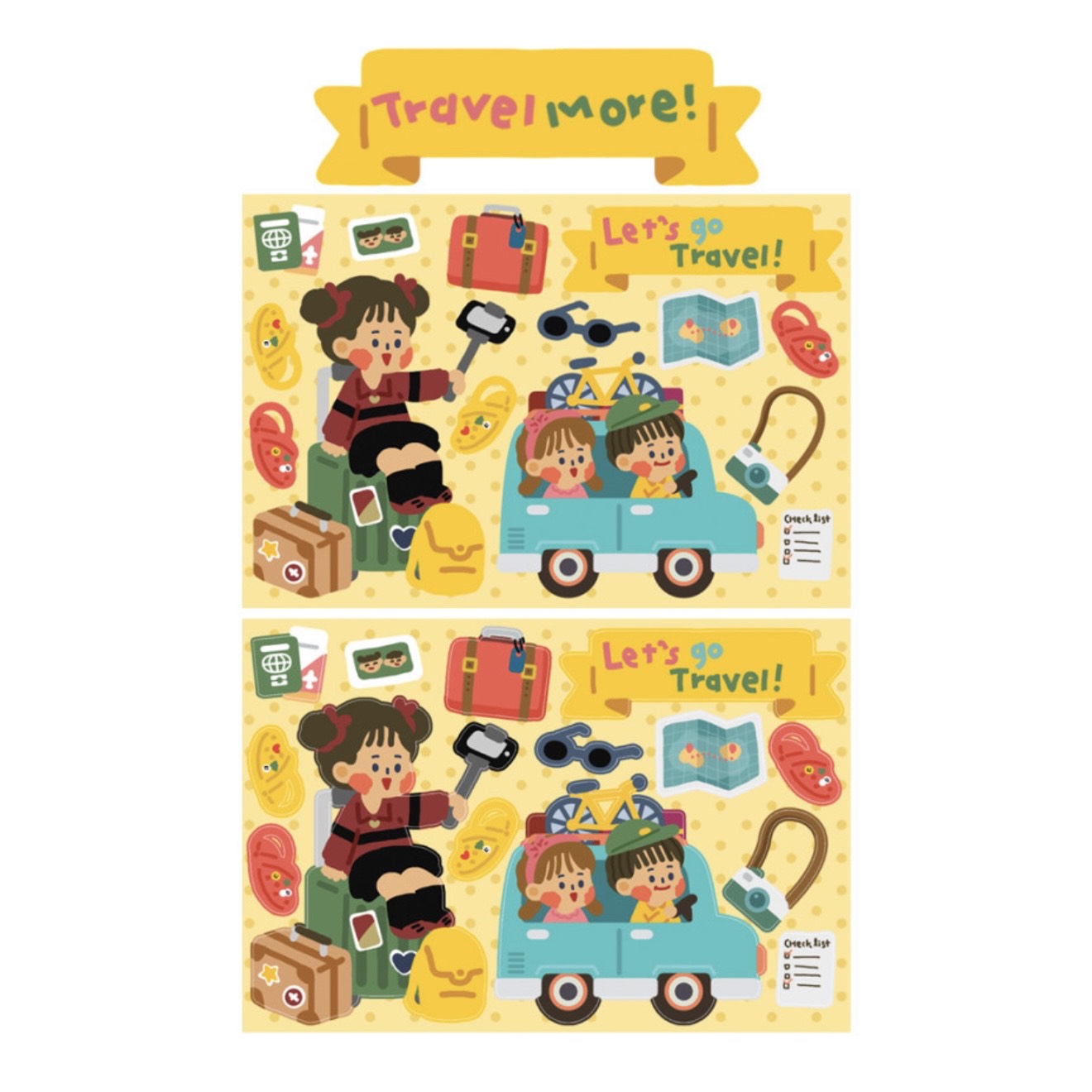 Dinga Mart New Years Resolutions Sticker Sheets