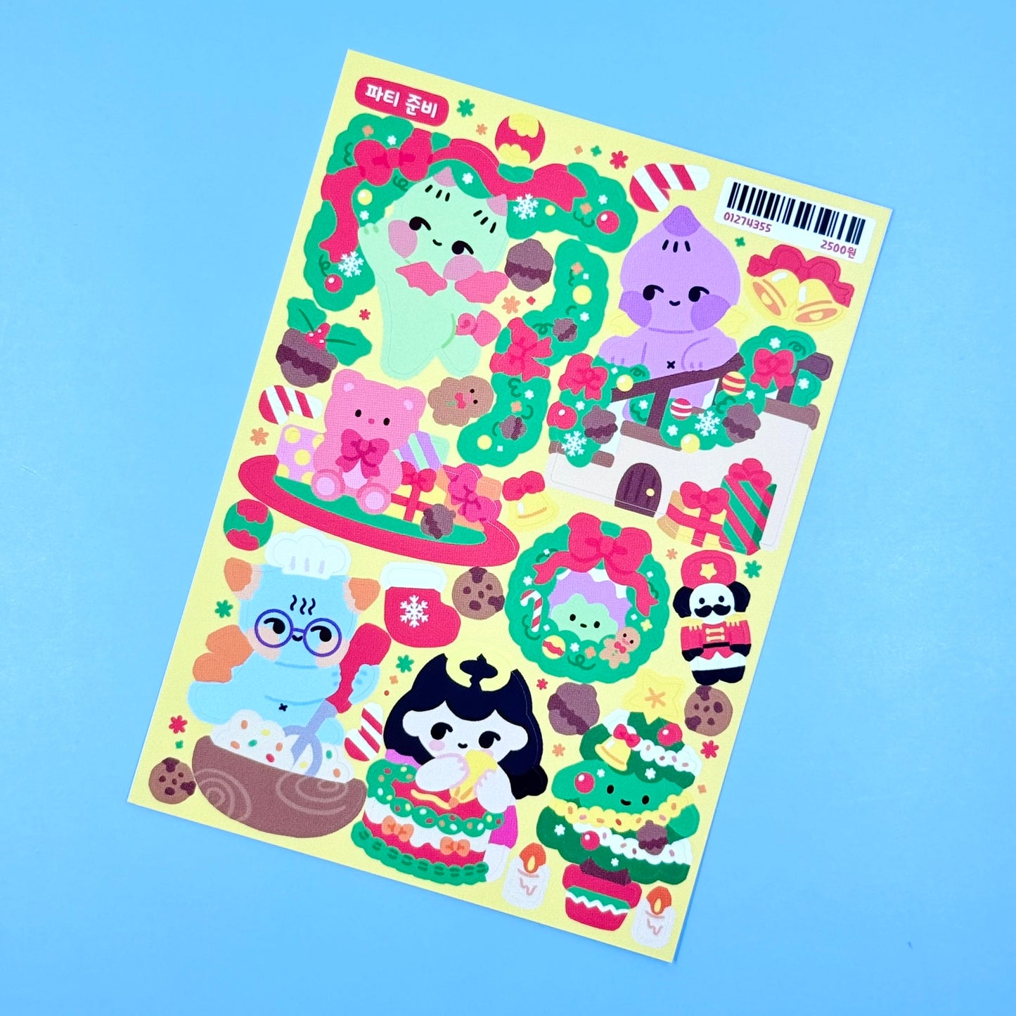 Jiok Christmas Eve Sticker Sheet