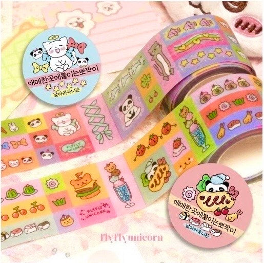 FlyFlyUnicorn Kiss-cut Sticker Rolls - Dandy Mail