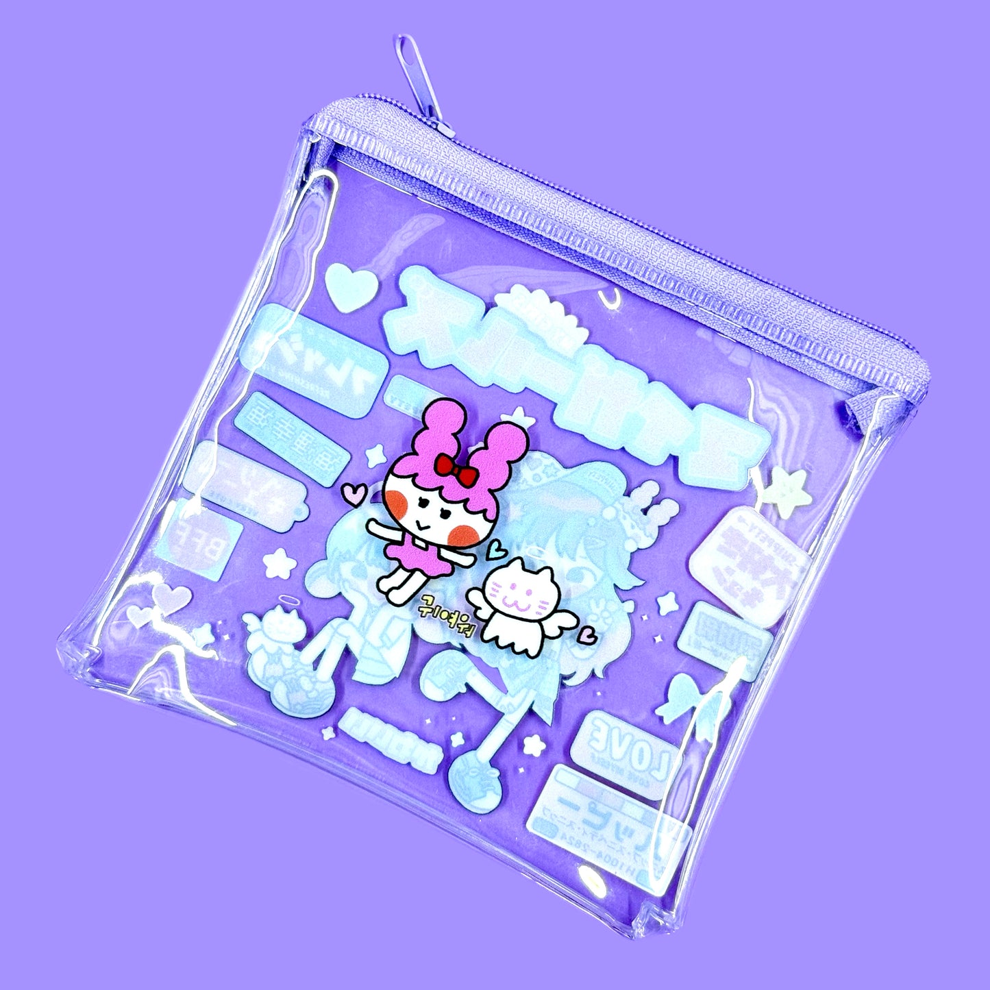 Leenahoo Zippered Clear Pouch