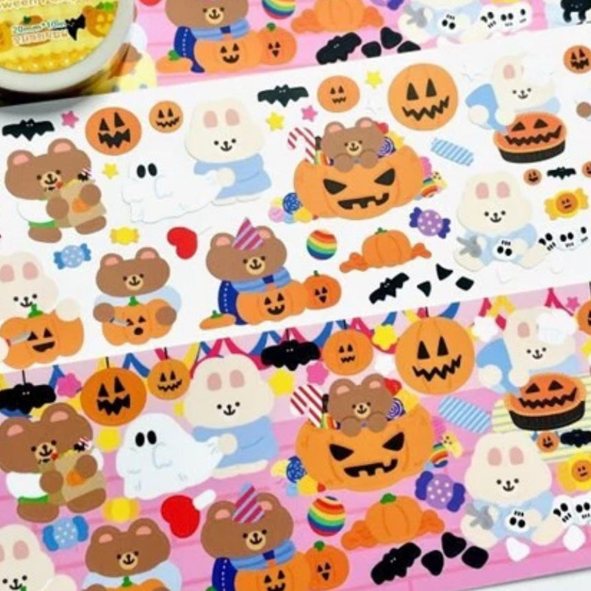Oh Zakka Halloween Party Sticker Sheet