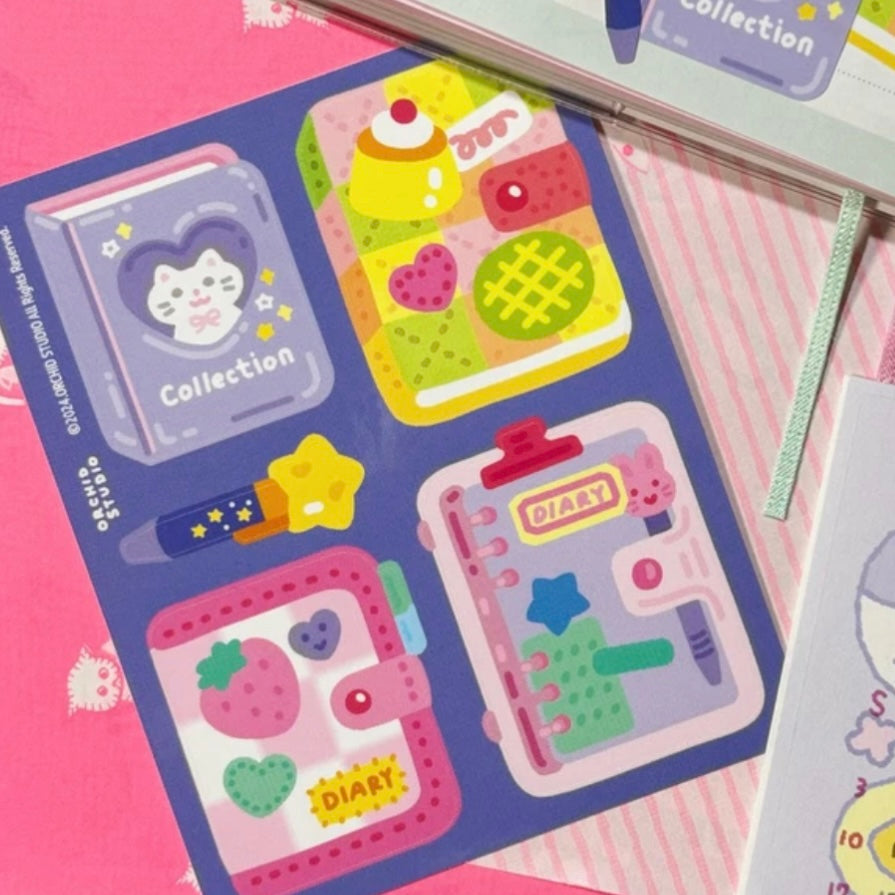 Orchid Studio Diary Sticker Sheet
