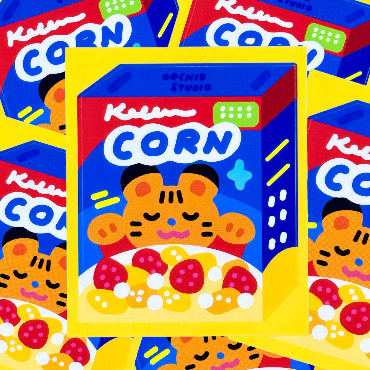 Orchid Studio Corn Flakes Sticker Sheet
