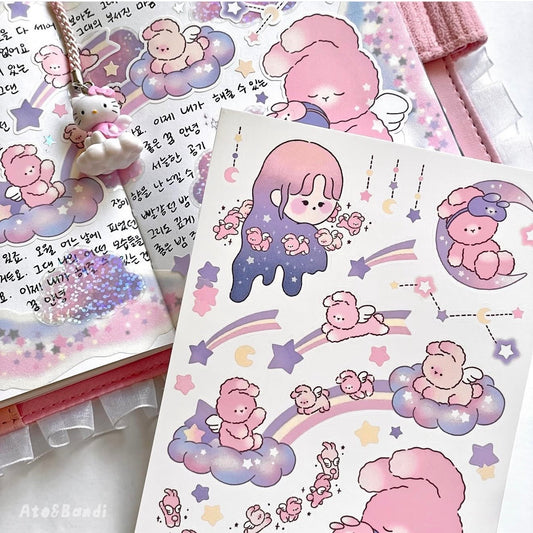 Ato and Bandi In My Dream Sticker Sheet - Dandy Mail