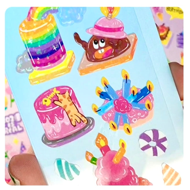 Max0Spicy Dessert Time Sticker Sheet