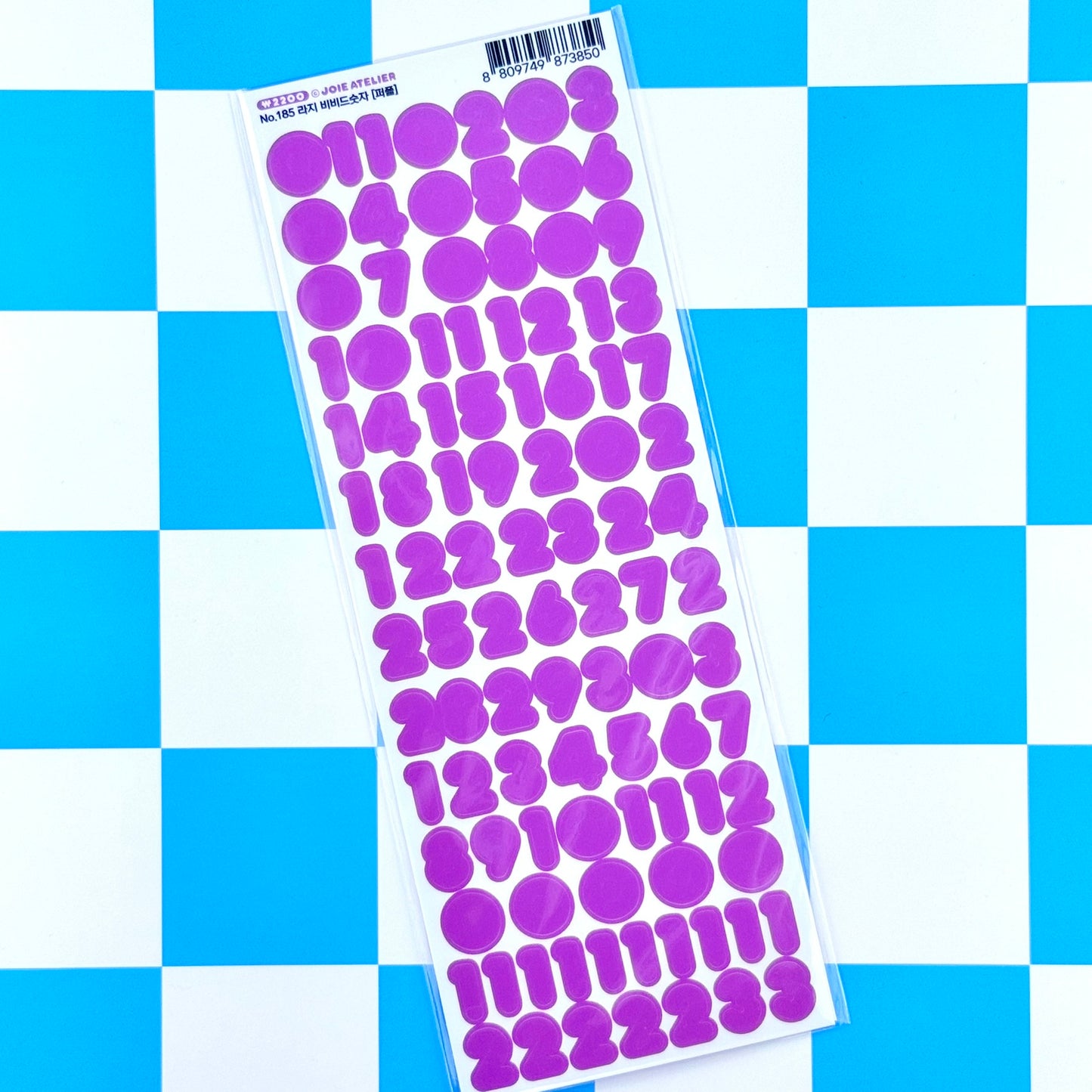 Joie Atelier Number Stickers - Dandy Mail