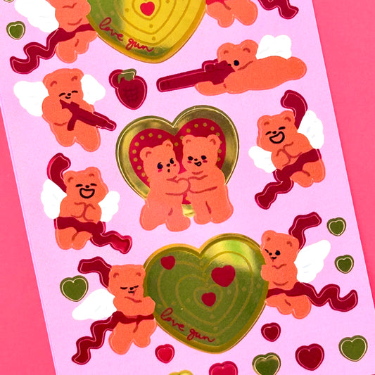 Pureureum Love G*n Sticker Sheet - Dandy Mail