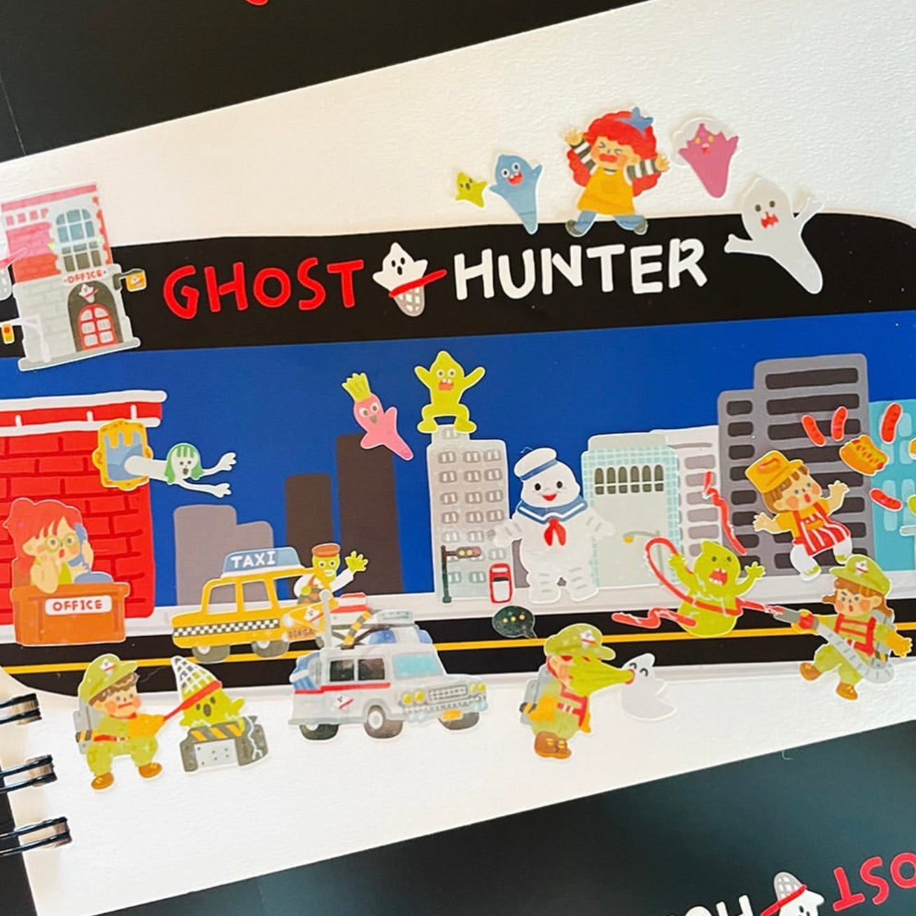 Dinga Mart Ghost Hunter Sticker Sheet