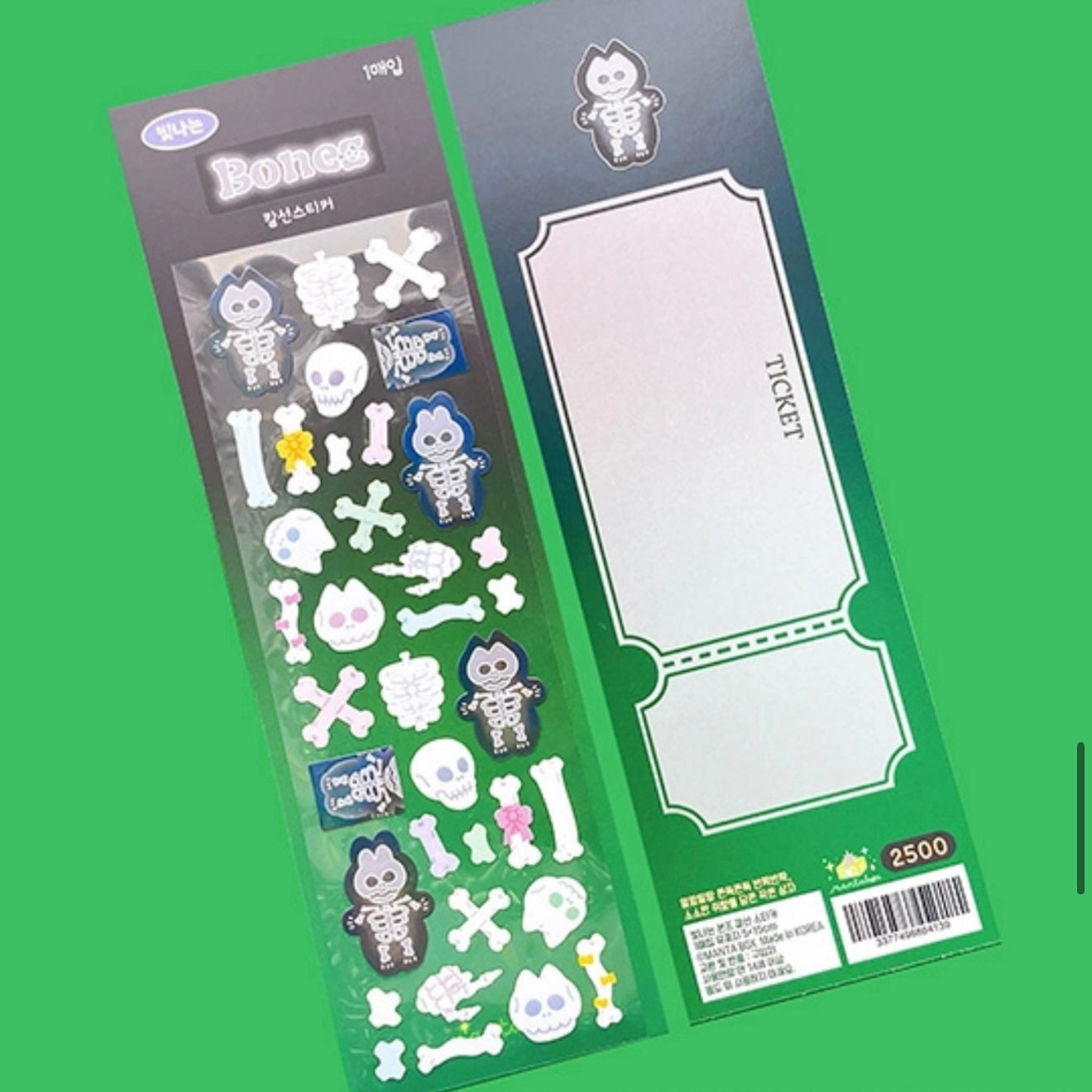 Mantabox Bones Sticker Sheet
