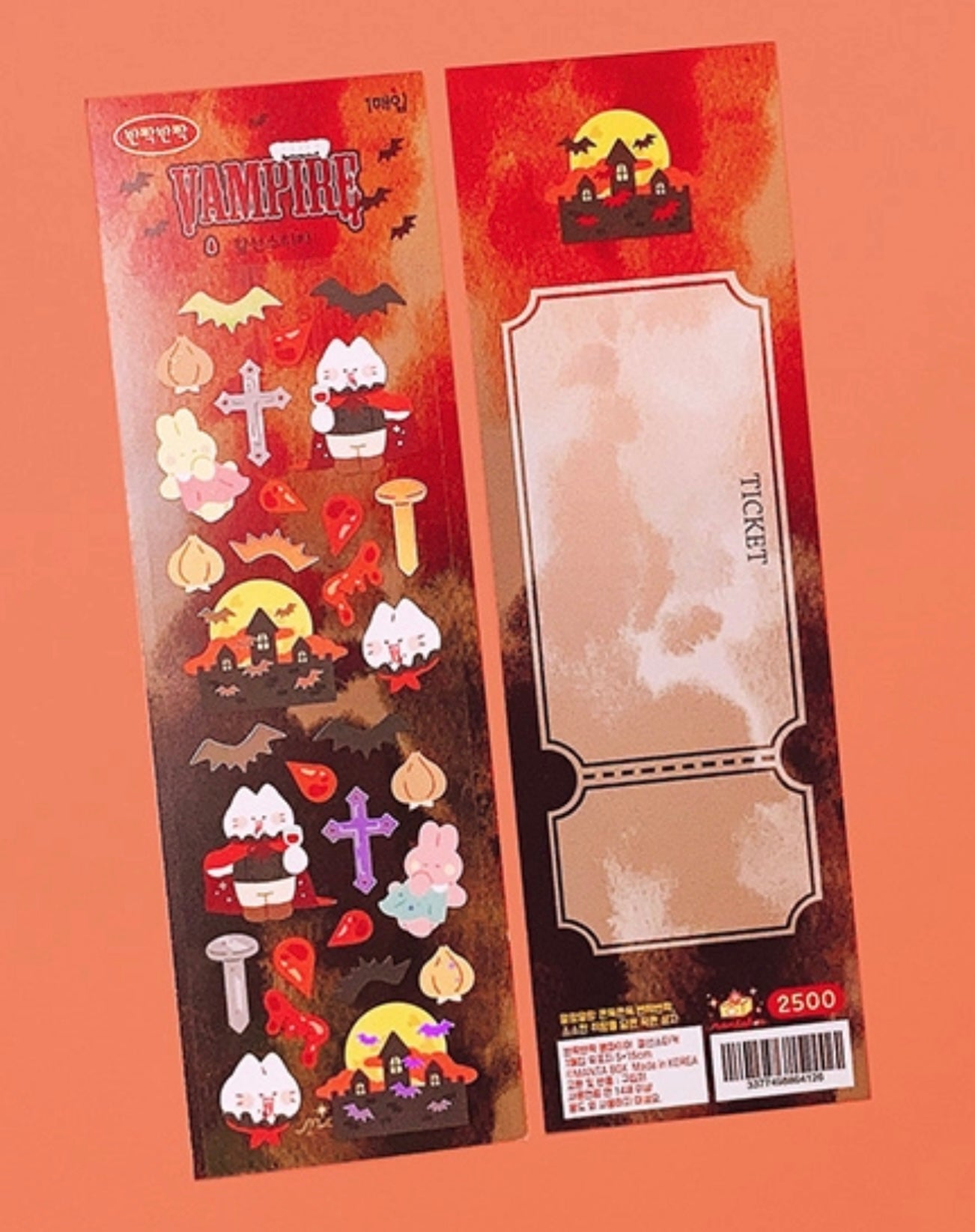 Mantabox Vampire Sticker Sheet