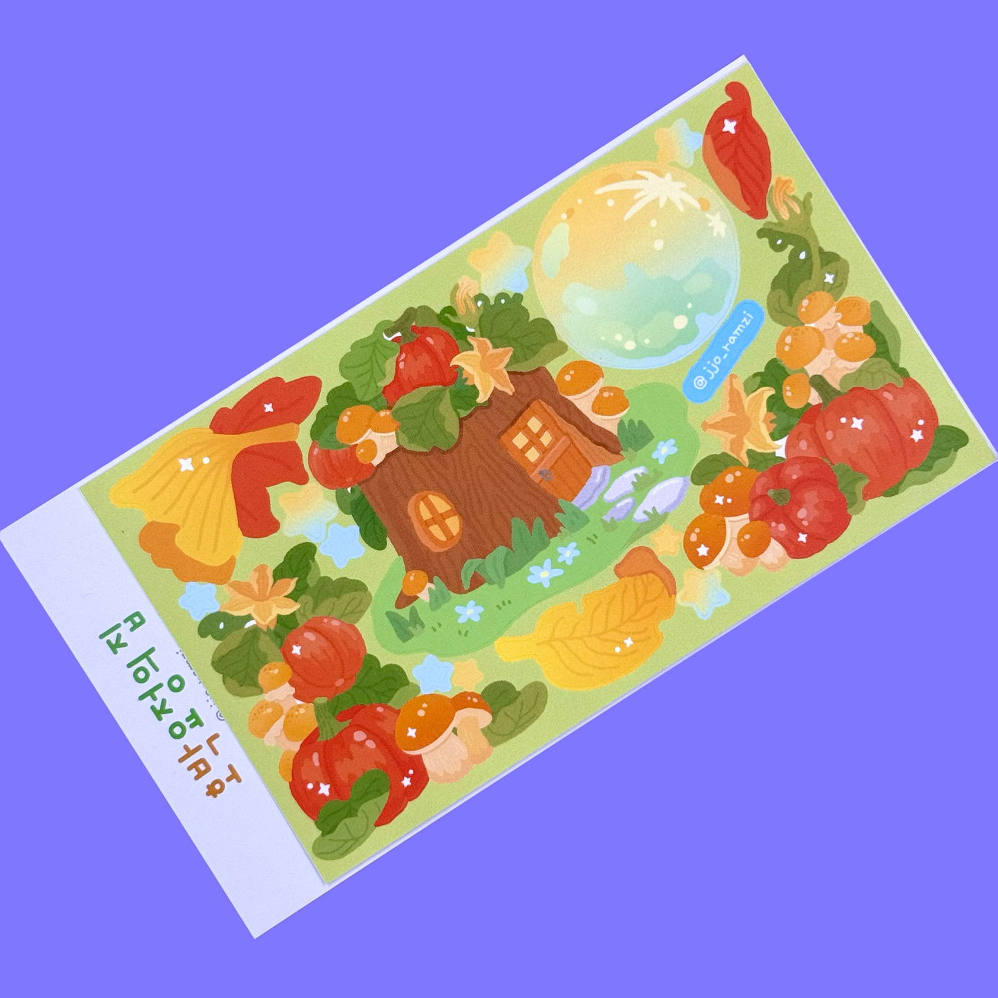 Jjo_ramzi Halloween Scenery Sticker Sheet