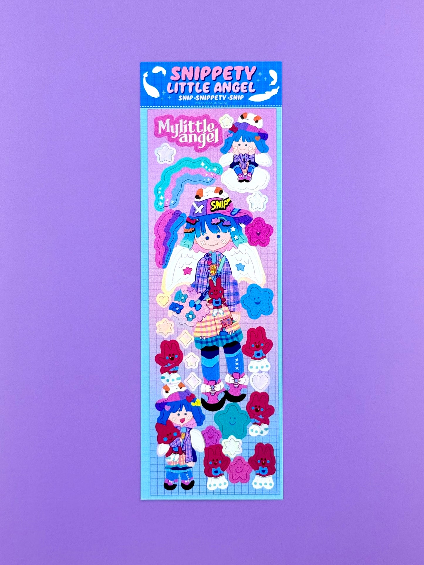 Leenahoo Little Angel Sticker Sheet - Dandy Mail