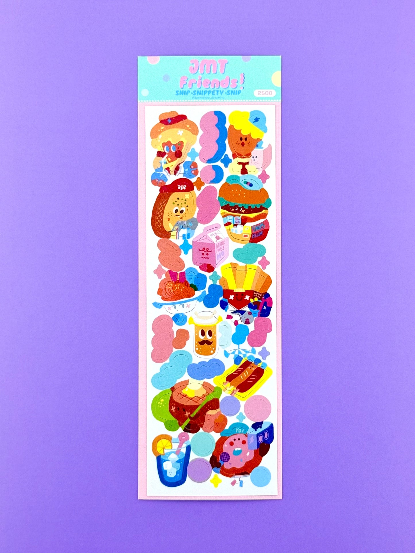 Leenahoo JMT Friends Sticker Sheet - Dandy Mail