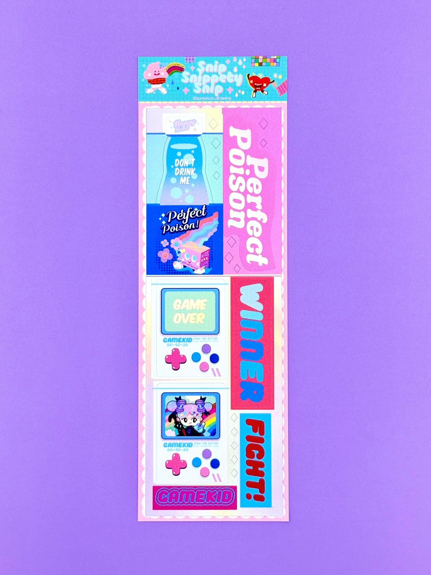 Leenahoo Game Kid Sticker Sheet - Dandy Mail