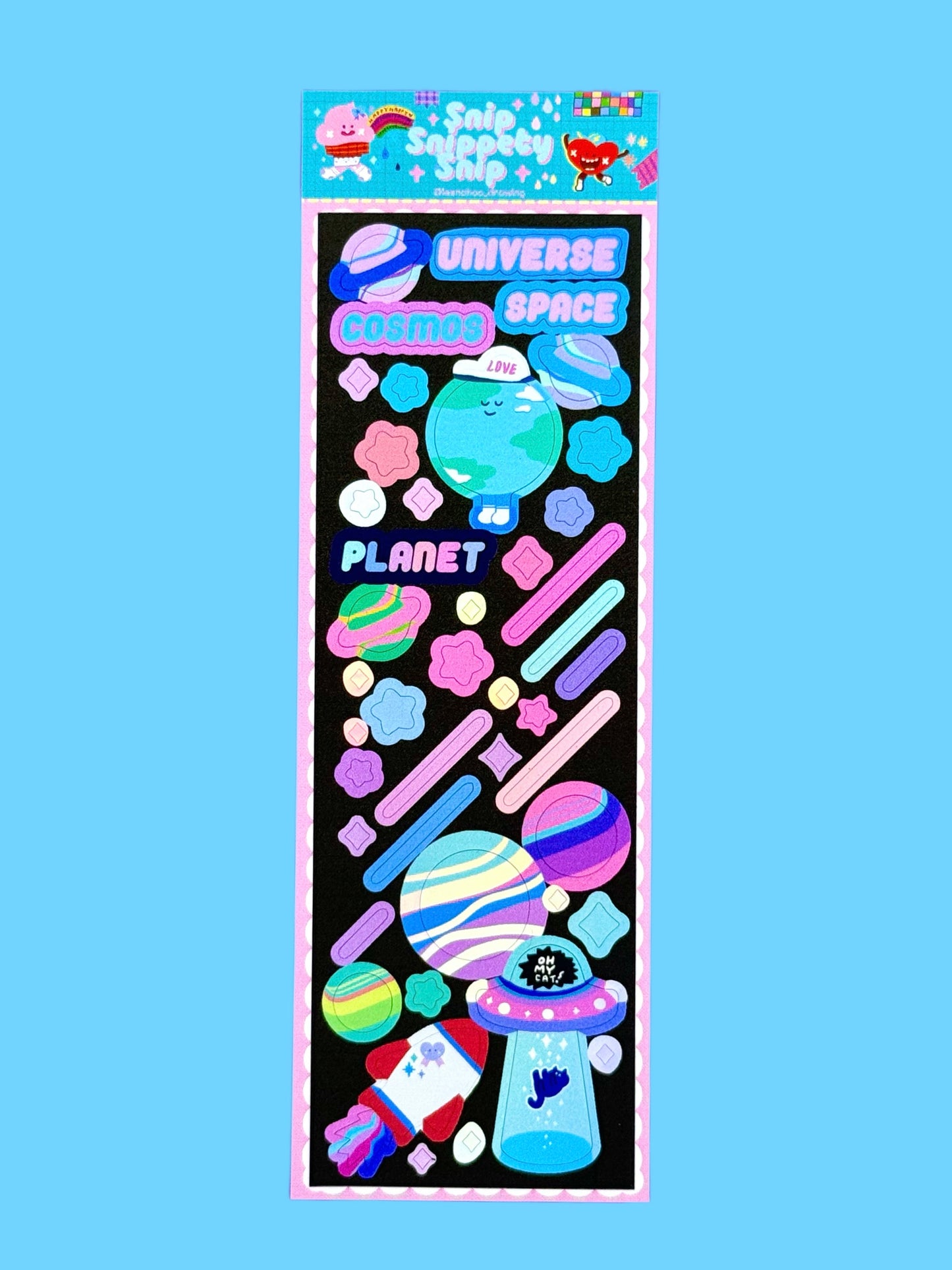 Leenahoo Outer Space Sticker Sheet - Dandy Mail