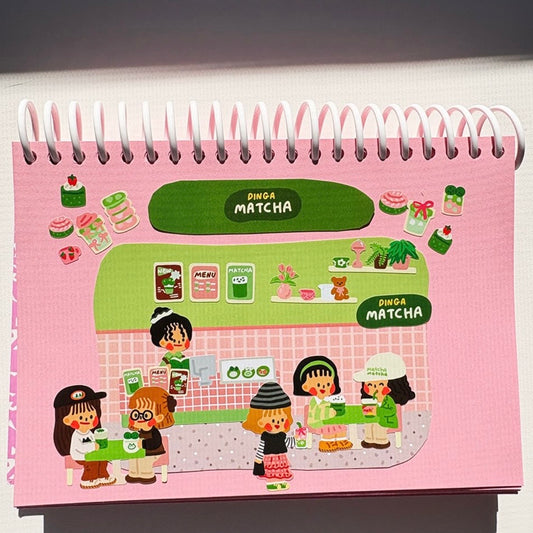 Dinga Mart Matcha Sticker Sheet - Dandy Mail