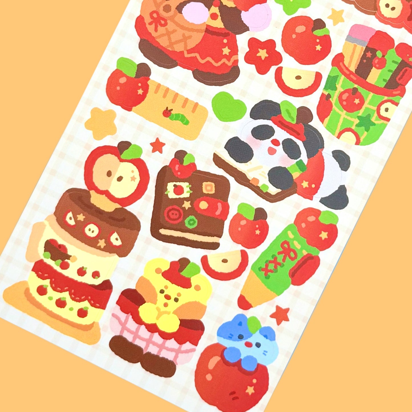 Cooking Cookie Apple Pie Dakku Sticker Sheet - Dandy Mail