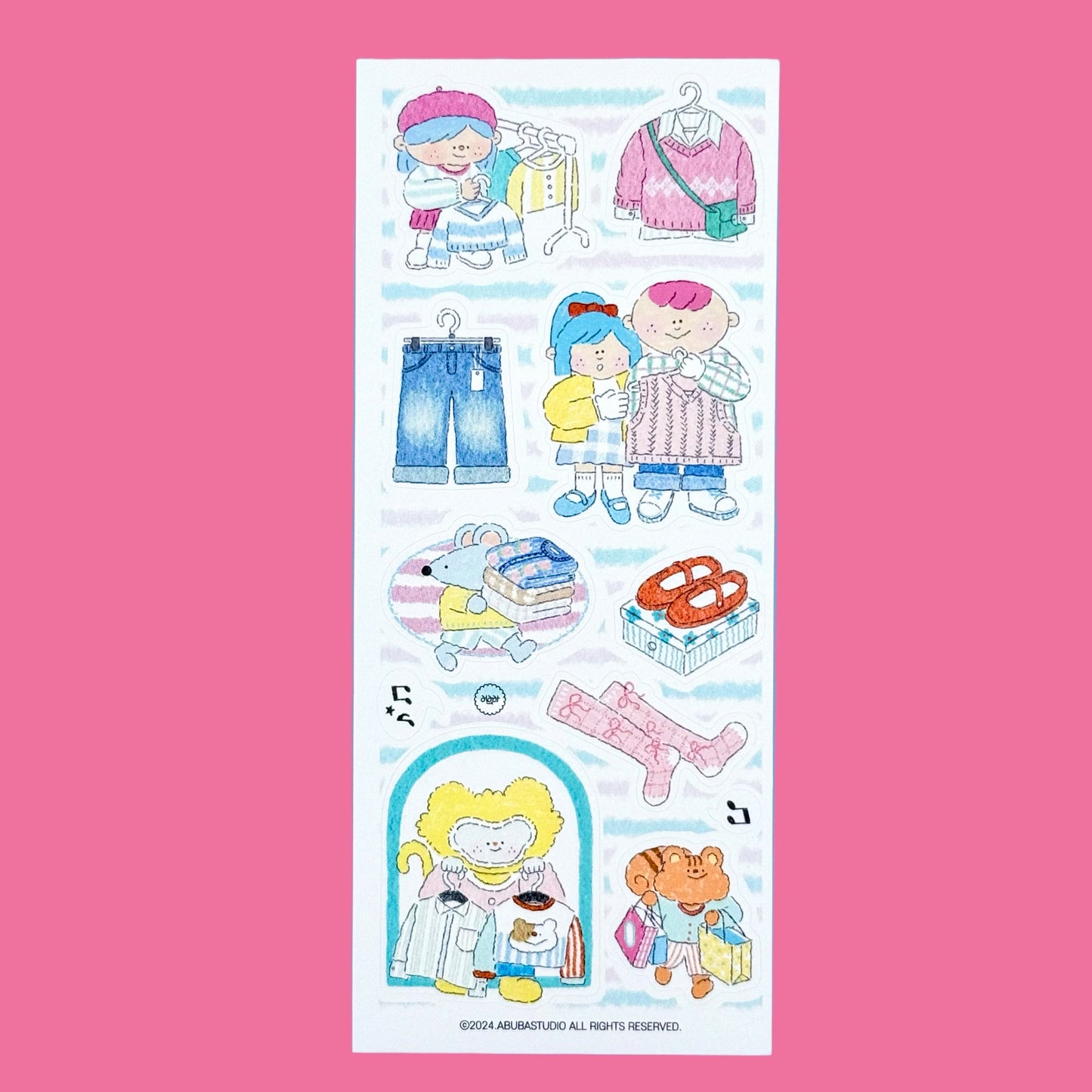 Abuba Studio Day of Fun Sticker Sheet(s) - Dandy Mail