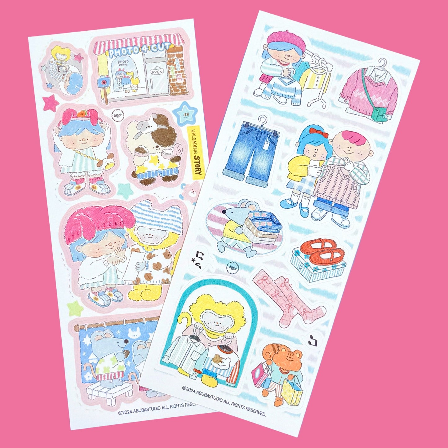 Abuba Studio Day of Fun Sticker Sheet(s) - Dandy Mail