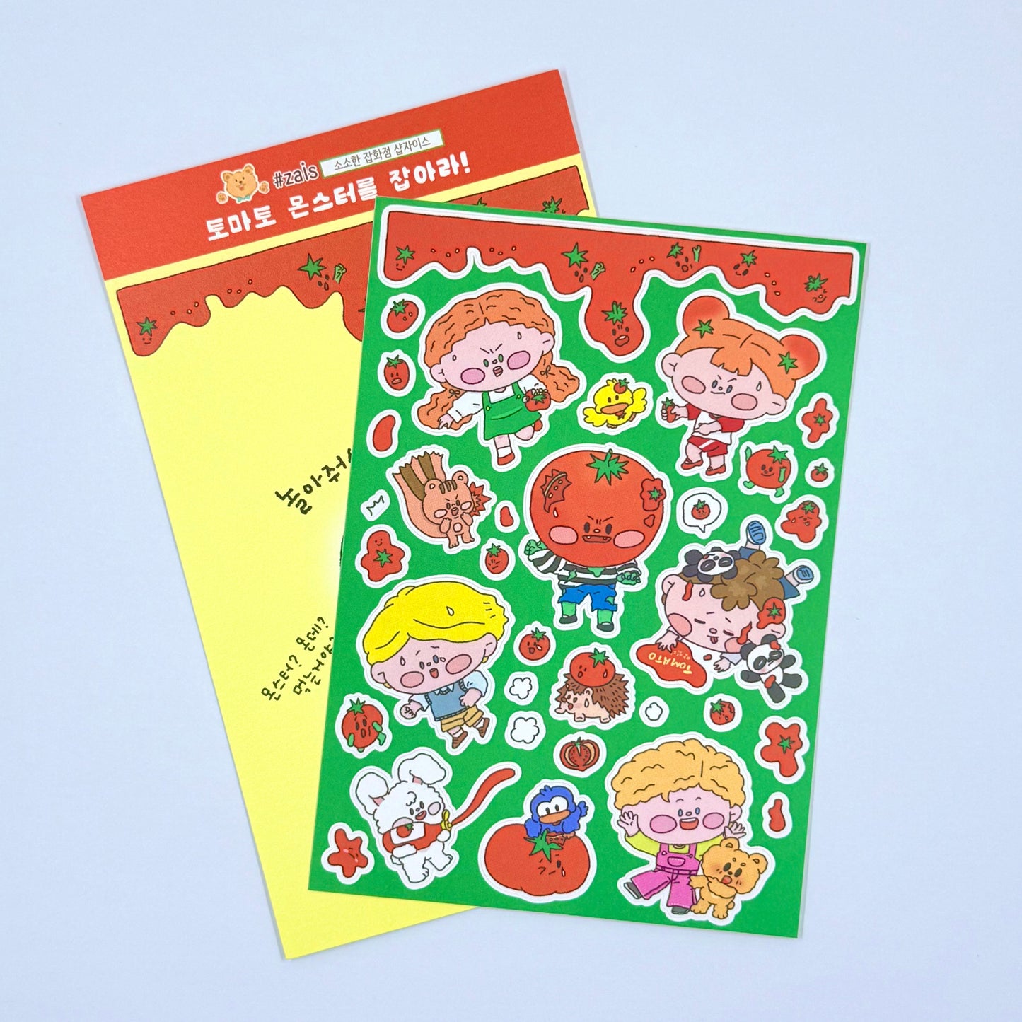 Shop Zais Run Tomato Monster Sticker Sheet - Dandy Mail