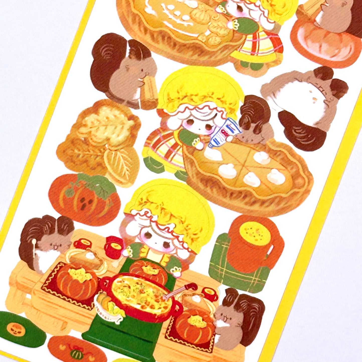 Somsomsoso Pumpkin Pie Sticker Sheet - Dandy Mail
