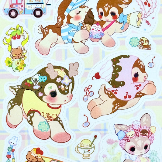 Somsomsoso Sweet Delight Sticker Sheet - Dandy Mail