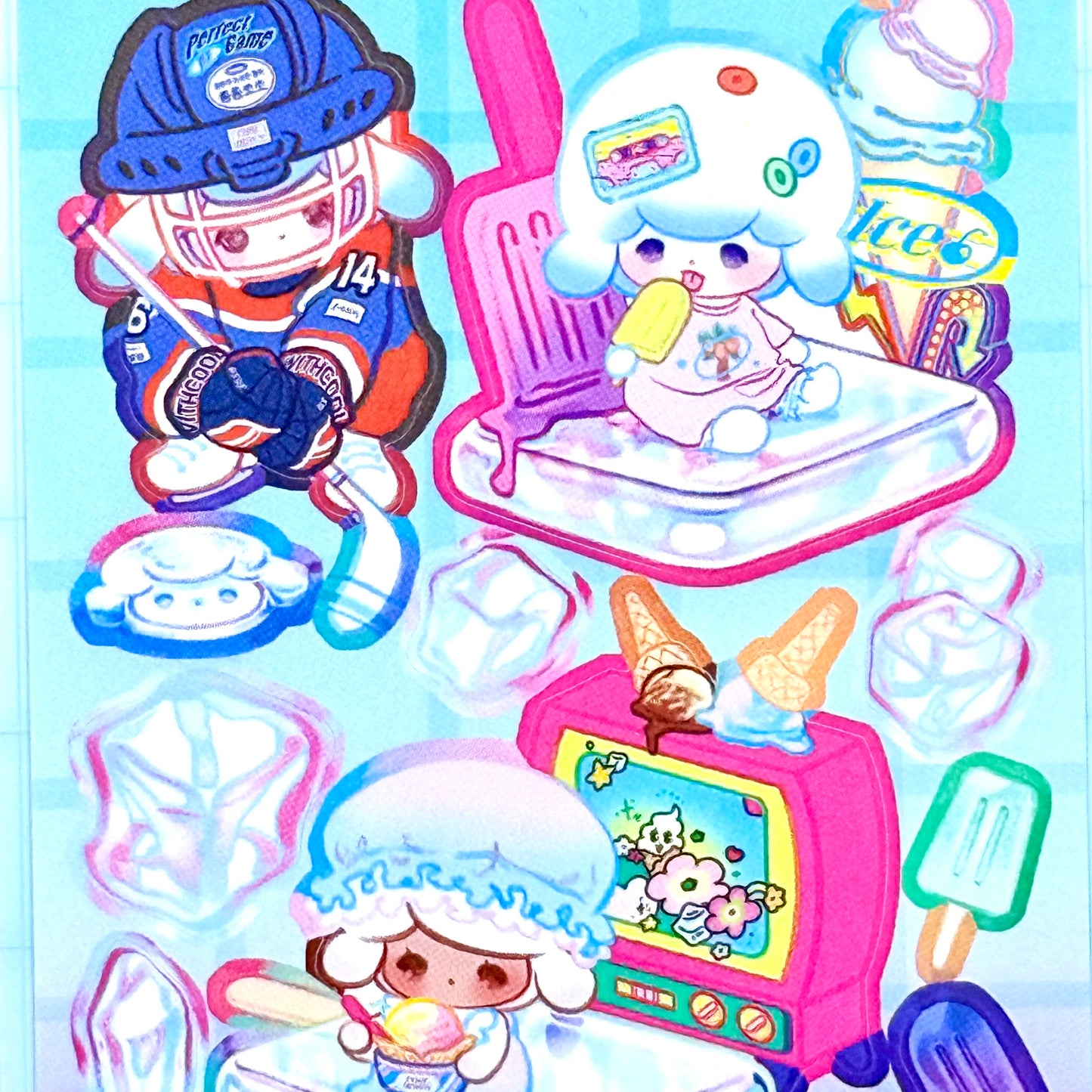 Somsomsoso Cool Down Sticker Sheet - Dandy Mail