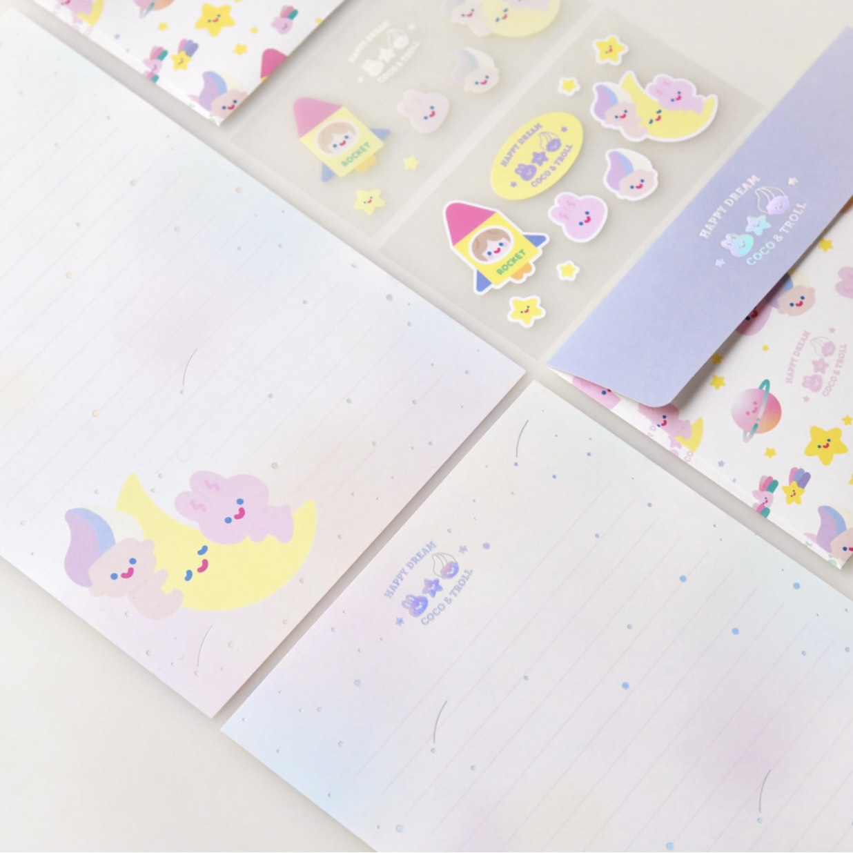 Recorder Factory Coco & Troll Letter Set - Dandy Mail
