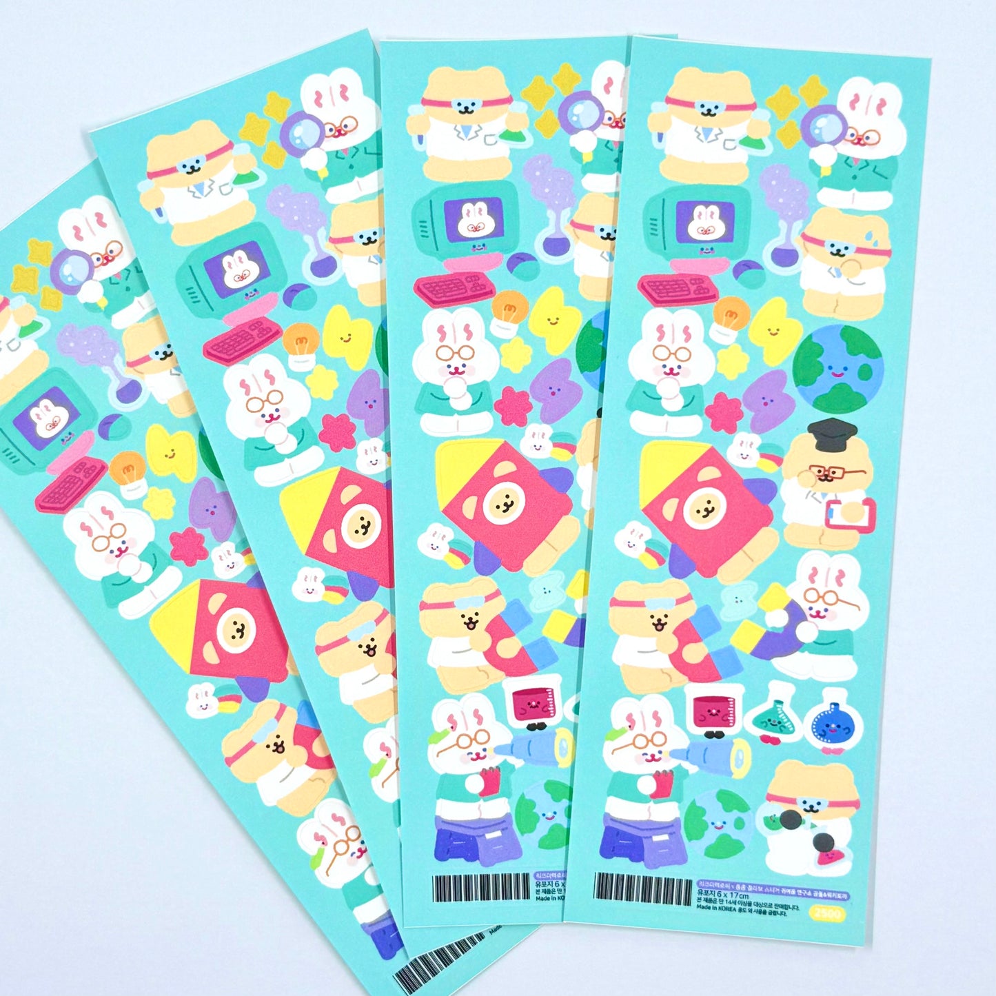 Recorder Factory x Roomroom Happy Lab Sticker Sheet