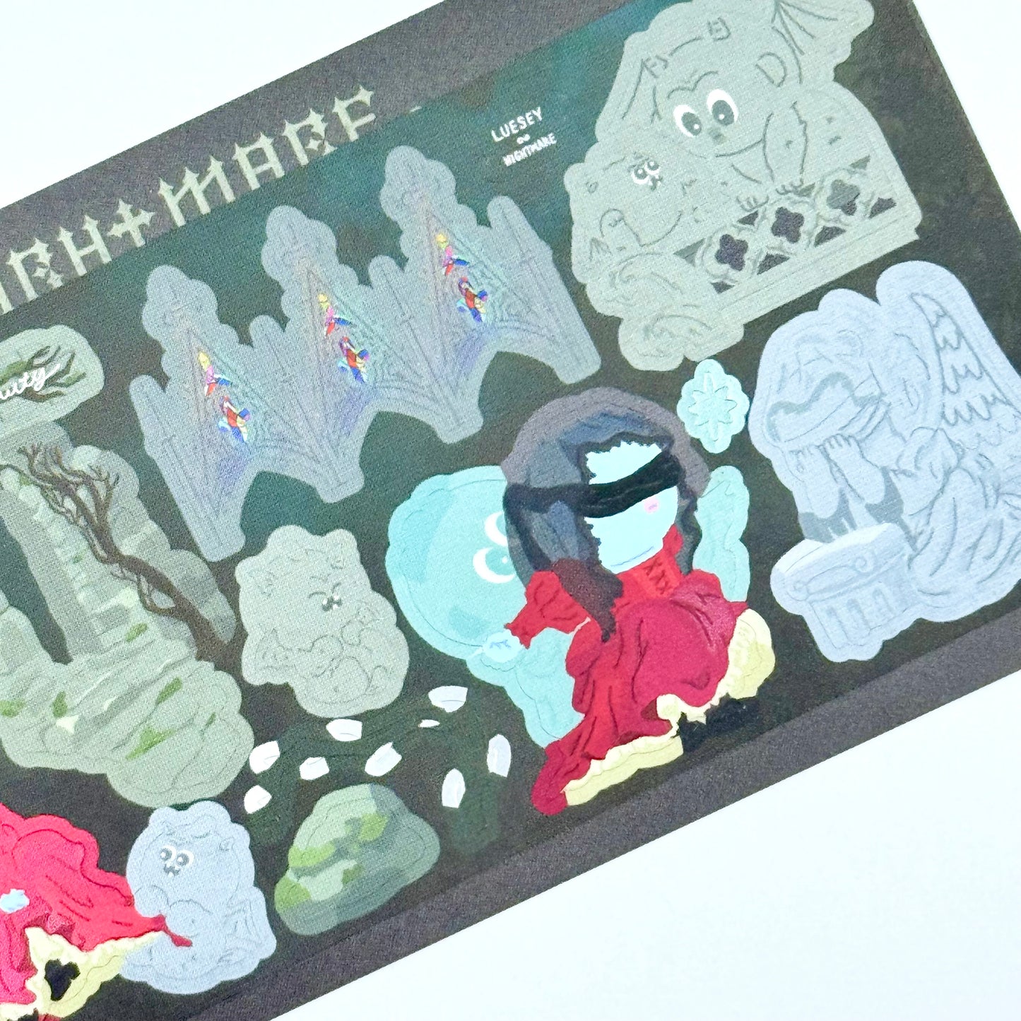 Luesey Sky Gargoyles Sticker Sheet - Dandy Mail