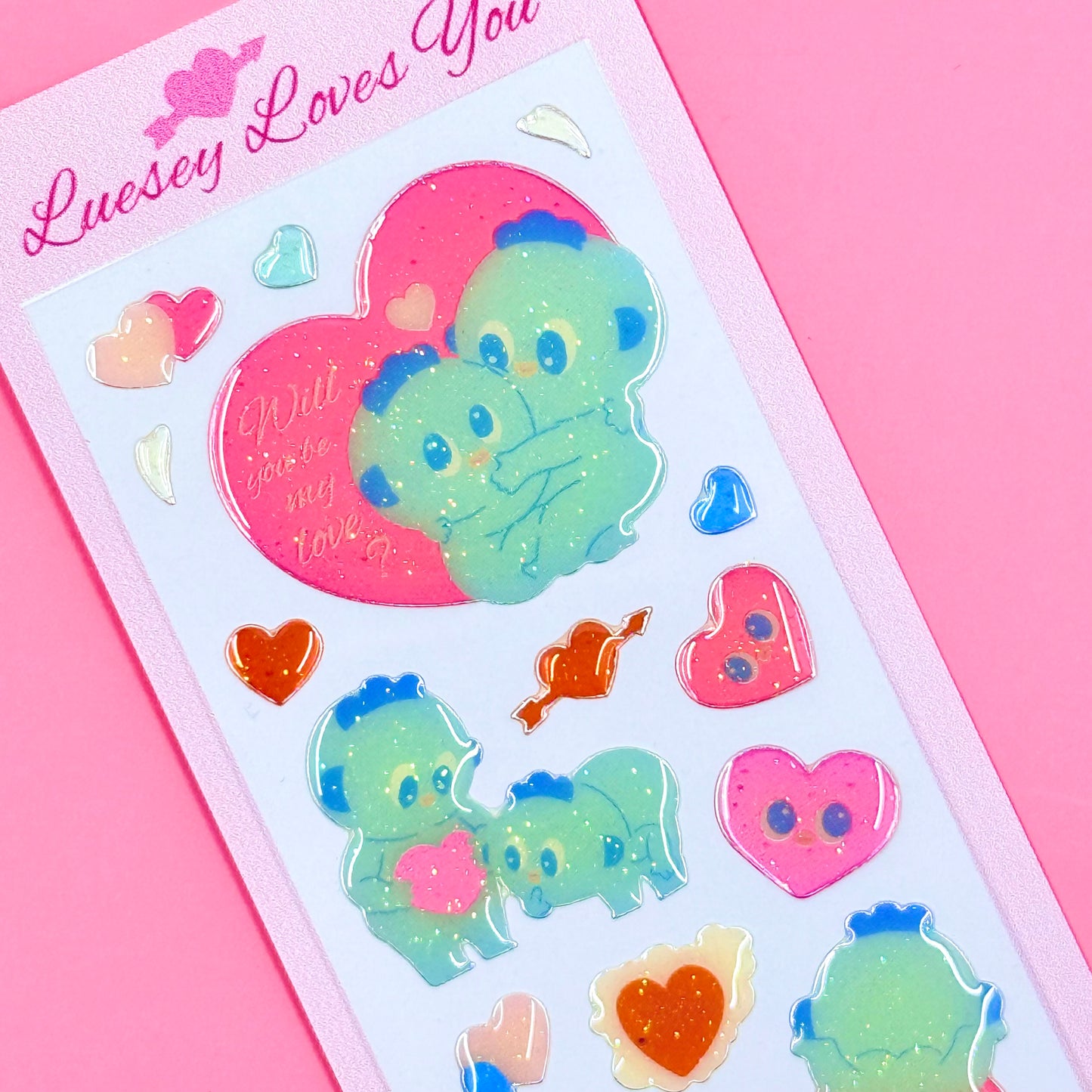 Luesey Sky Loves You Acrylic Sticker Sheet - Dandy Mail