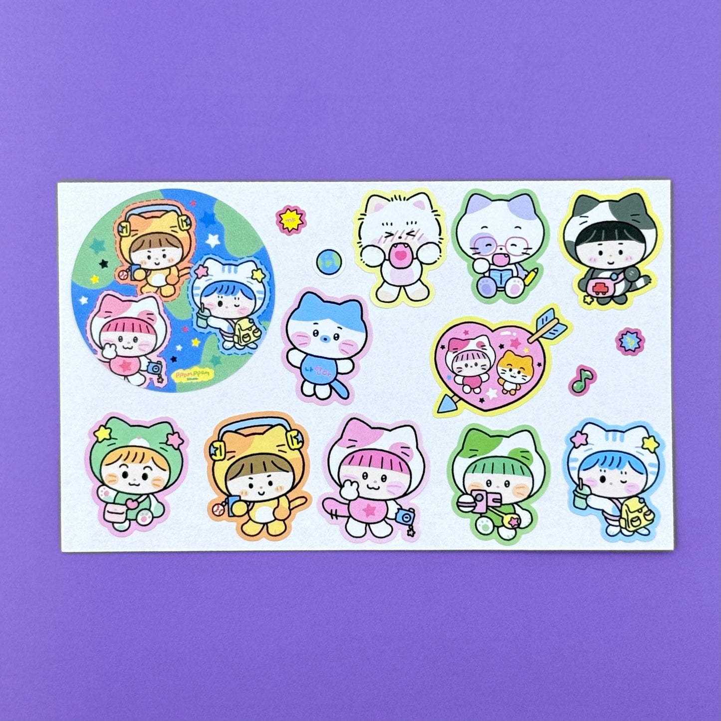 Ppomppom Studio Meow Punch Sticker Roll - Dandy Mail