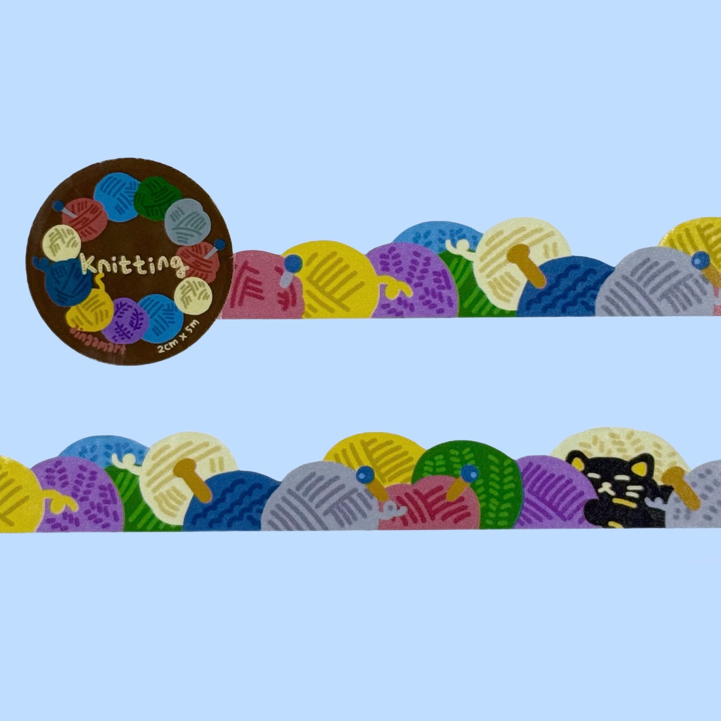 Dinga Mart Knitting Washi Tape Roll - Dandy Mail